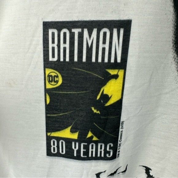 DC Batman 80 Years Anniversary AOP Comic Graphic Short-sleeve T-shirt NWOT 3XL - Picture 6 of 10